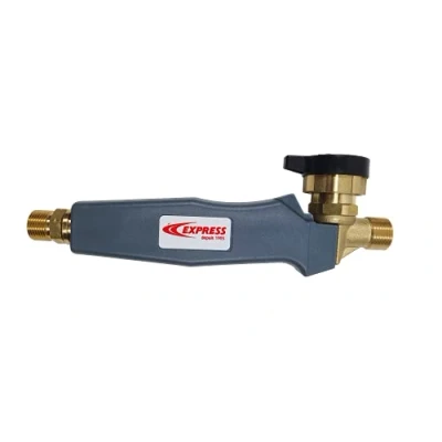 Image de Accessoire pour Fer à Souder Lampe de Couvreur Chalumeau d&#039;Étanchéité Pièces Rechange Manche Robinet Coup Pouce Raccord Tournant Entrée 3/8e Gauche EXPRESS