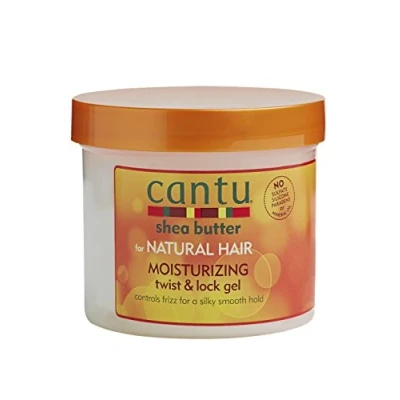 Image de Gel Moisturizing Twist &amp; Lock 370g Cantu Réduit les Frisottis et Hydrate Cheveux Bouclés Apporte Douceur Brillance