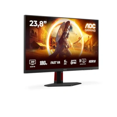 Image de AOC G4 Q24G4RE écran plat de PC 60,5 cm (23.8 ) 2560 x 1440 pixels Quad HD LED Noir, Rouge Neuf