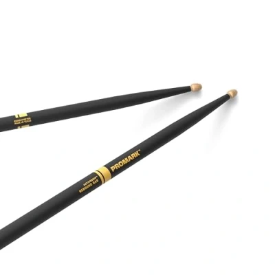 Image de ProMark Rebound 5AB ActiveGrip Hickory Drumsticks Grip amélioré pour une batterie de précision Pointe en bois gland 1 paire
