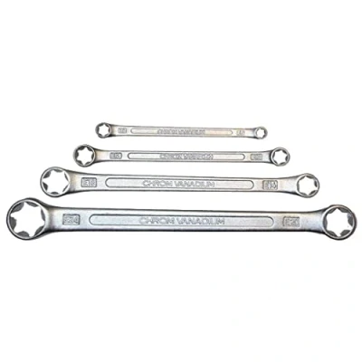 Image de SW Stahl 01550L Kit de clés polygonales doubles 80 E6, E8, E10, E12, E14, E18, E20, E24, E6xE8, E10xE12, E14xE18, E20xE24 4 Acier chrome vanadium