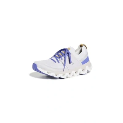 Image de On Cloudswift 3 Chaussures de running neutres White blueberry, Femme, Taille: 37.5, blueberry Textile