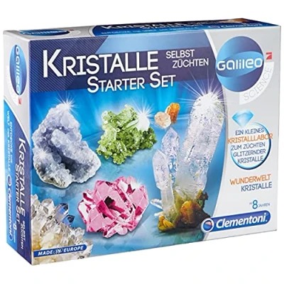 Image de Clementoni Galileo Science 69269 Kit de démarrage cristaux Coffret d&#039;expériences pour petits scientifiques, jouets enfants à partir 8 ans ( version allemande)
