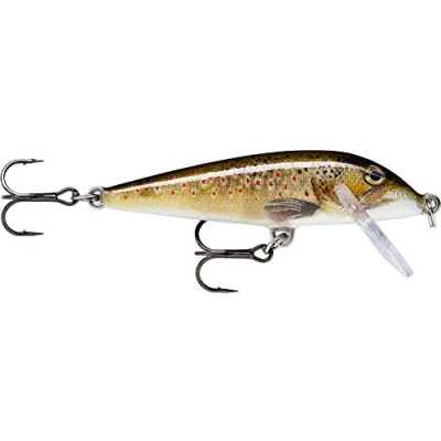 Image de Rapala Leurre de Pêche CountDown Matériel avec Construction Balsa d&#039;Eau Douce Profondeur Nage 0.9 1.8m Taille 5cm / 5g Fabriqué en Estonie Live Brown Trout