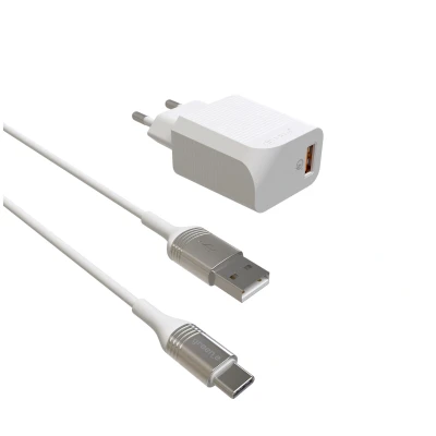 Image de GREEN E Kit de Charge Ecoconçu (Chargeur USB C vers + Adaptateur Prise) Fast Neuf
