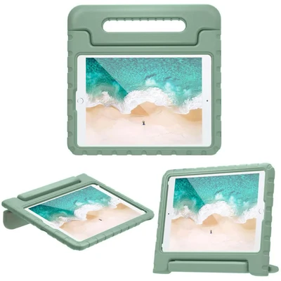 Image de imoshion Coque kidsproof avec poignée pour iPad 9 (2021) 10.2 pouces / 8 (2020) 7 (2019) Olive Neuf