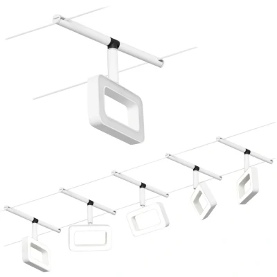 Image de Paulmann Frame système câble LED 5 lampes blanc