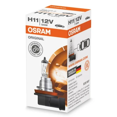 Image de OSRAM 64211 Ampoule, projecteur longue portée H11 12V 55W 3200K Halogène TOYOTA: Auris 5 portes, Verso, RAV4 III SUV, RENAULT: CLIO 3