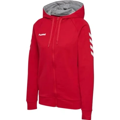 Image de Hummel Sweat zippé, Femme, Taille: 42, True red