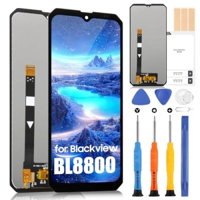 Image de Écran LCD pour Blackview BL8800 / Pro 5G tactile Digitazer Assemblée avec réparation Kit (noir, 6,85&quot;)