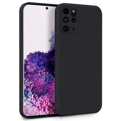 Image de MyGadget Coque pour Samsung Galaxy S20 Plus Case TPU Souple &amp; Soft avec Doublure Microfibre Cover Protection Extra Fine Légère Noir