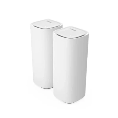 Image de Linksys Velop Pro 7 Tri bande (2,4 GHz / 5 6 GHz) Wi Fi (802.11be) Blanc Interne Neuf