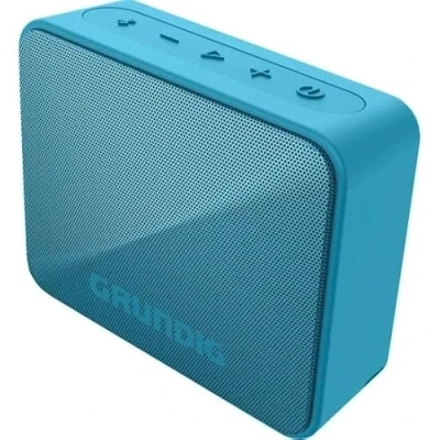 Image de GRUNDIG Solo+ Blue Enceinte Bluetooth 5.3 Puissance RMS 3,5 W Portée 30 m Autonomie de Plus 20 Heures Boîtier résistant aux éclaboussures (IPX5) Noir