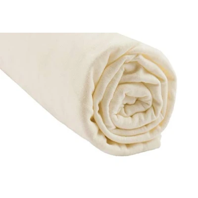 Image de Drap Housse 90x140 cm 100% Coton Bio Lit Évolutif Enfant Écru Naturel Doux &amp; Agreable Extensible Respirant Sommeil sain Marque Easy Dort Certifié GOTS et Oeko Tex Fabriqué en Europe