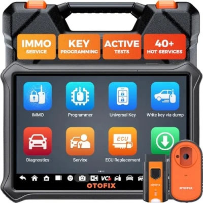 Image de OTOFIX IM1 IMMO Programmateur clé Voiture [avec XP1], Tous Les Diagnostic du Système, Valise Auto avec Test Actif, 40+ Fonctions de Service, DoIP et CANFD, mises à Jour 2 Ans