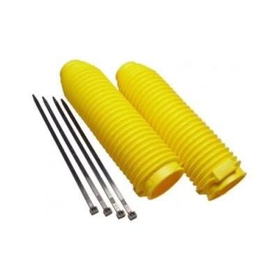 Image de Compatible avec/Remplacement pour PAIRE DE SOUFFLETS FOURCHE JAUNE 42 45 mm / 0406 0088