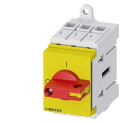 Image de Siemens Disjoncteur de charge rouge, jaune 3 broches 16 mm² A 690 V/AC 3LD30300TK13