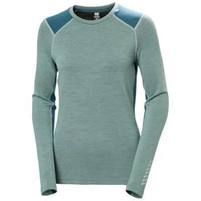 Image de Helly Hansen LIFA Midweight CREW Caraco, Femme, Taille: Large, Cactus