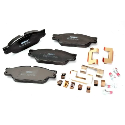 Image de FERODO PREMIER ECO FRICTION FDB1711 Jeu de plaquettes frein non préparé pour indicateur d&#039;usure avec vis d&#039;étrier accessoires