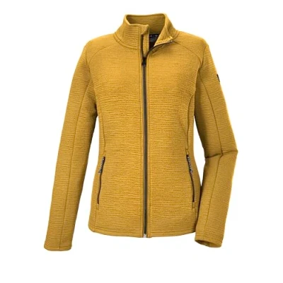 Image de killtec Femmes Veste polaire à col montant KOS 38 WMN FLX JCKT, dark yellow, 44, 41277 000