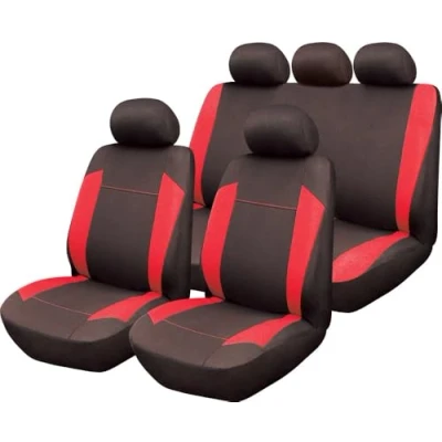 Image de START ALPHA 9999 Couverture de siège noir, Rouge avant et arrière