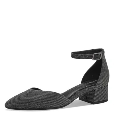 Image de MARCO TOZZI Mocassin by Guido Maria Kretschmer 2 24304 42 Femme, Noir Métallisé, 39 EU