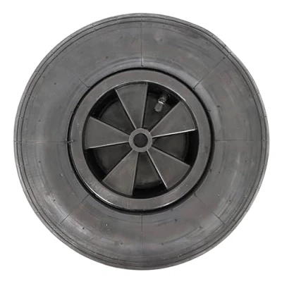 Image de Home&gt;it Roue en Caoutchouc 3,5 x 6 (brouette 91826), BlackOne