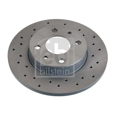 Image de FEBI BILSTEIN 107724 Disque de frein Essieu arrière 240 11 4 98 troué, plein revêtu ABARTH: 500C / 595C 695C Cabriolet, 500 595 695 3/5 portes