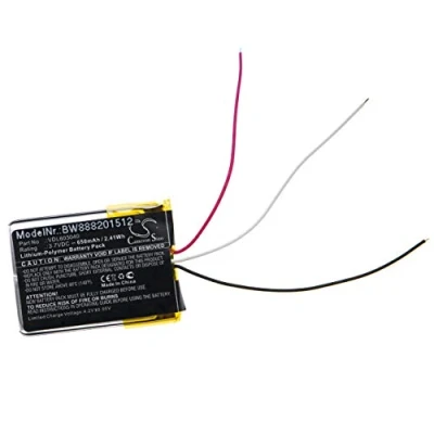 Image de vhbw Batterie Compatible avec Marshall Major II, II Bluetooth, III Casque Audio, écouteurs sans Fil (650mAh, 3,7V, Li polymère)