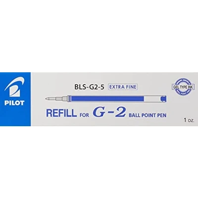 Image de Pilot Refill for G20.5/B2P Gel 0.5 mm (Box of 12) Blue