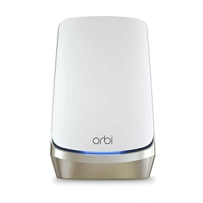 Image de NETGEAR Orbi WiFi 6E Mesh (RBRE960) Système Quad band avec Routeur 6E, Couvre 225 m² et 200 appareils Vitesses ultra rapides de 10,8 Gbit/s (AXE11000) Installation simple
