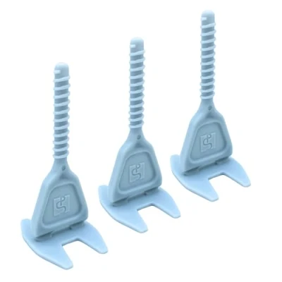 Image de Croisillons carrelage autonivelant 4 mm 500 clips 4mm Shaffer pro système nivellement à visser Kit niveleur aide la pose de carreaux pour Sols/murs