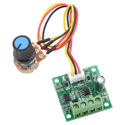 Image de Contrôleur PWM 1.8V 3V 5V 6V 12V 2A DC Régulateur de Vitesse Moteur à Courant Continu 1803BW