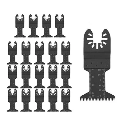Image de Lame de scie oscillante Set 20Pcs Acier au carbone 44mm Dents longues Outil oscillant universel pour lames multiples Fein etc.