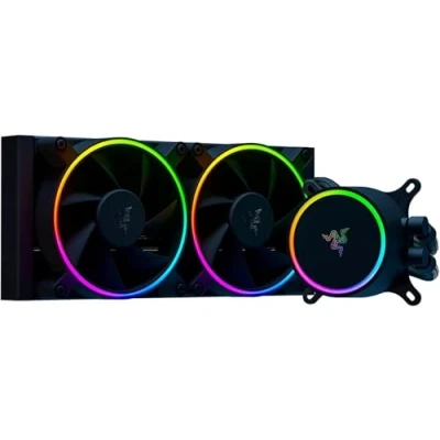 Image de Razer Hanbo Chroma (360mm) Refroidisseur de Liquide aRGB Tout en Un (Design AIO Ultime, Ventilateurs Silencieux et puissants, Refroidissement Silencieux, Support PWM) Chroma, 240MM