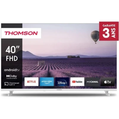 Image de Thomson 40 (101 Cm) Led Fhd Blanc Smart Android TV Neuf