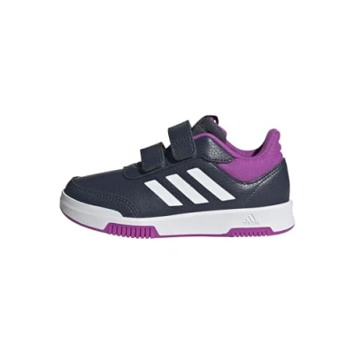 Image de adidas Mixte Enfant Tensaur Hook and Loop Shoes, Shadow Navy/Cloud White/Flash Pink, 35 EU