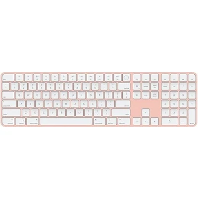 Image de Apple Magic Keyboard avec Touch ID et Numeric Keypad (A2520) (AZERTY Français) Rose (Reconditionné)