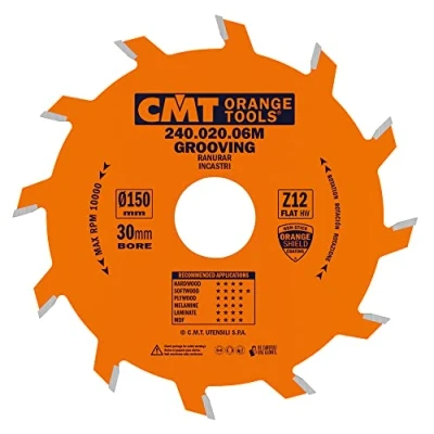 Image de CMT Orange Tools 240,020,06 m scie circulaire à rainer 150 mm x 12 30 droite z