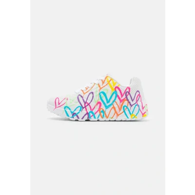 Image de Skechers UNO LITE Baskets basses White/neon multicoloured pour enfants, Taille: 39.5, multi coloured Polyuréthane