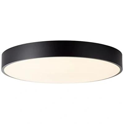 Image de BRILLIANT lampe Slimline LED plafonnier 49cm blanc/noir 1x 60W intégrée, (4800lm, 3000 6000K) Échelle A ++ à E Gradable en continu/contrôlable via la télécommande