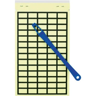 Image de HellermannTyton 598 92227 TAG122FB 270 YE Etiquette Helasign 15 x 9 mm Couleur de la surface marquage: jaune Nombre détiquettes: 700