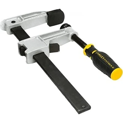 Image de Stanley Fmht0 83244 Serre Joint À Vis Gamme FatMax Travaux De Précision Système Verrouillage Poignée Bi Matière Soft Grip Mâchoire 80Mm Capacité Serrage 200Mm