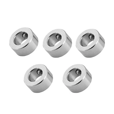 Image de VBESTLIFE 5 Pcs 8mm Isolation d&#039;acier Inoxydable d&#039;Anneau de Serrure Vis Mère du Collier T8 d&#039;Axe pour l&#039;Imprimante 3D