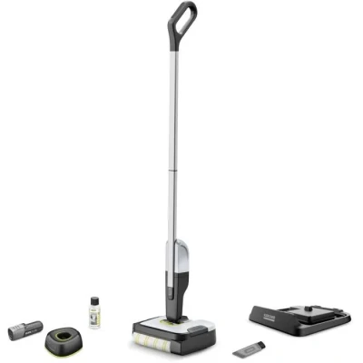 Image de Kärcher FC 2 4 Balai électrique Batterie Sec&amp;humide Sans sac Noir, Gris, Blanc 2,5 Ah