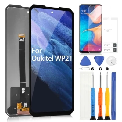 Image de ARSSLY Écran pour Oukitel WP21/WP21 Ultra LCD Tactile Digitazer Assemblée Remplacement avec Kit d&#039;Outils de Réparation (6,78&quot;&quot;, Noir)