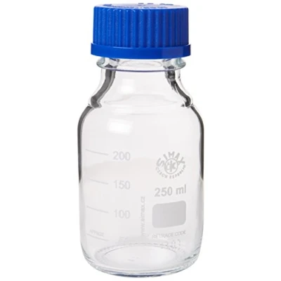 Image de Bouteille Simax (Duran Pyrex Equivalent) Pour Réactif De Laboratoire En Verre Borosilicate 250Ml
