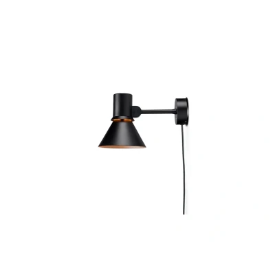Image de Anglepoise Type 80 W1 applique avec prise, noire