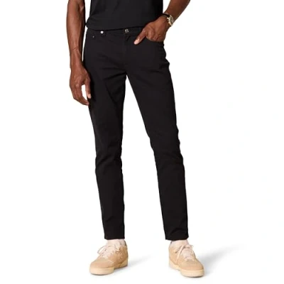 Image de Amazon Essentials Pantalon en Sergé Stretch 5 Poches Coupe Ajustée Homme, Noir, 31W / 34L