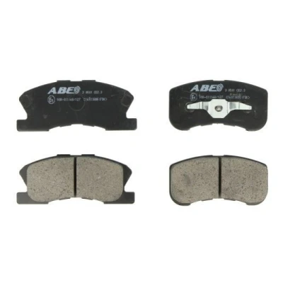 Image de ABE C16013ABE Jeu de plaquettes frein Essieu avant avec indicateur d&#039;usure MITSUBISHI: L200 III Pick up, DAIHATSU: Sirion I, YRV, Move